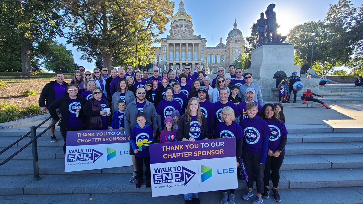 LCS Team Photo-Walk to End Alzheimers-2021